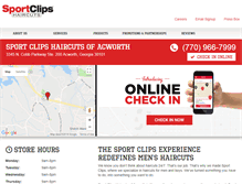 Tablet Screenshot of haircutmenacworthga.com